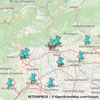 Mappa Strada Marchesane, 36060 Bassano del Grappa VI, Italia (17.62667)