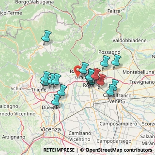 Mappa Strada Marchesane, 36060 Bassano del Grappa VI, Italia (11.77667)