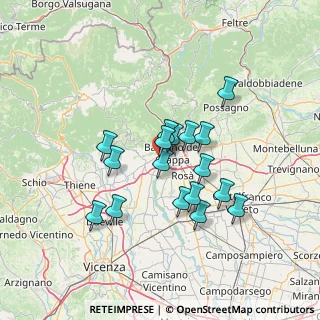 Mappa Strada Marchesane, 36060 Bassano del Grappa VI, Italia (11.36353)