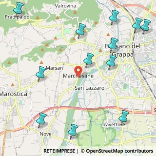 Mappa Strada Marchesane, 36060 Bassano del Grappa VI, Italia (2.97583)