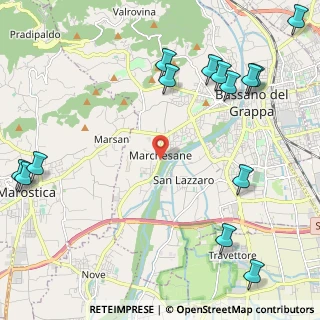 Mappa Strada Marchesane, 36060 Bassano del Grappa VI, Italia (3.01286)