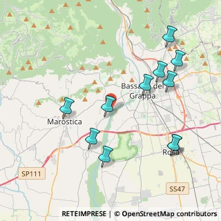 Mappa Strada Marchesane, 36060 Bassano del Grappa VI, Italia (4.33727)