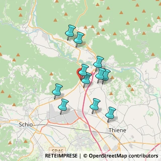 Mappa Via del Barco, 36013 Piovene Rocchette VI, Italia (2.88273)