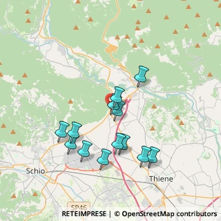 Mappa Via del Barco, 36013 Piovene Rocchette VI, Italia (3.43154)