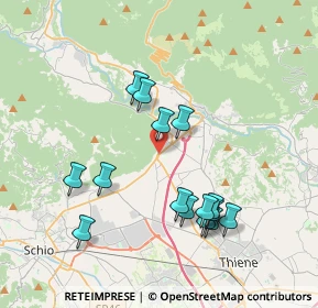 Mappa Via del Barco, 36013 Piovene Rocchette VI, Italia (3.702)