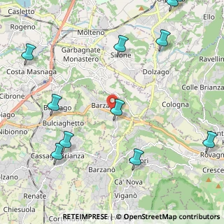 Mappa 23890 Barzago LC, Italia (2.92909)