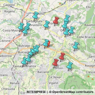 Mappa 23890 Barzago LC, Italia (2.0795)