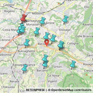 Mappa 23890 Barzago LC, Italia (2.09176)