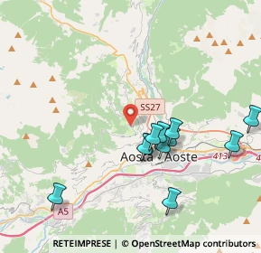 Mappa 11010 Aosta AO, Italia (3.80636)
