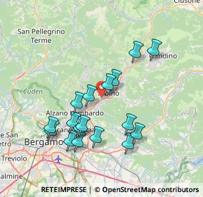 Mappa Via Case Sparse Europa, 24027 Nembro BG, Italia (7.01)