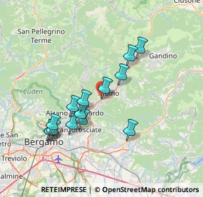 Mappa Via Case Sparse Europa, 24027 Nembro BG, Italia (6.73857)