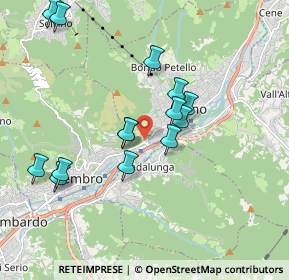 Mappa Via Case Sparse Europa, 24027 Nembro BG, Italia (1.79214)
