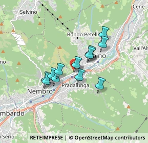 Mappa Via Case Sparse Europa, 24027 Nembro BG, Italia (1.24231)