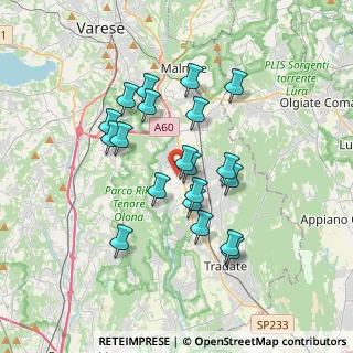 Mappa Via Grandi, 21043 Castiglione Olona VA, Italia (3.0715)