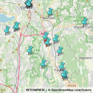 Mappa Via Grandi, 21043 Castiglione Olona VA, Italia (5.676)