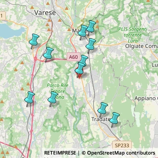 Mappa Via Grandi, 21043 Castiglione Olona VA, Italia (4.07727)