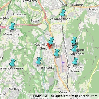 Mappa Via Grandi, 21043 Castiglione Olona VA, Italia (2.00083)