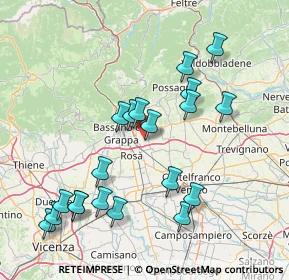 Mappa Via Eliodoro Farronato, 36060 Romano D'ezzelino VI, Italia (16.268)