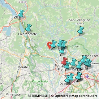 Mappa Via Cà Quarengo, 24030 Palazzago BG, Italia (10.35)