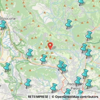 Mappa Via Cà Quarengo, 24030 Palazzago BG, Italia (7.0755)