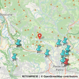 Mappa Via Cà Quarengo, 24030 Palazzago BG, Italia (5.93538)