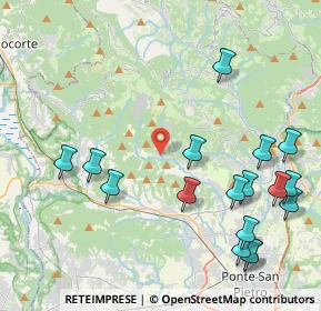 Mappa Via Cà Quarengo, 24030 Palazzago BG, Italia (5.07118)