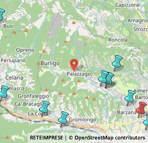 Mappa Via Cà Quarengo, 24030 Palazzago BG, Italia (3.13909)