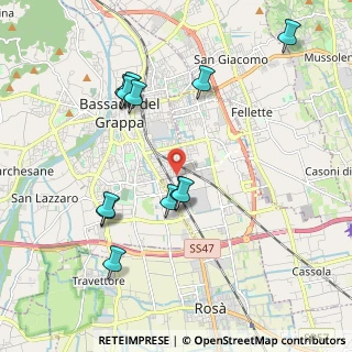 Mappa Via S. Pellico, 36061 Bassano del Grappa VI, Italia (2.01)