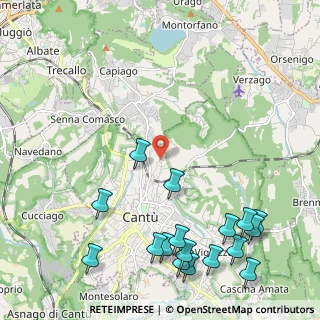 Mappa Via degli Arconi, 22063 Cantù CO, Italia (2.86941)