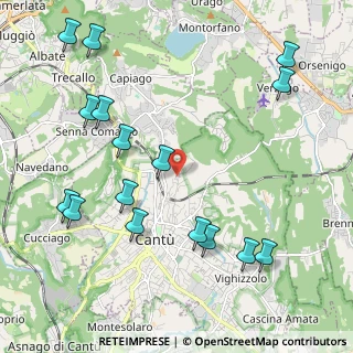 Mappa Via degli Arconi, 22063 Cantù CO, Italia (2.51188)
