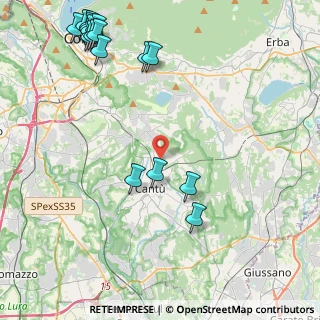 Mappa Via degli Arconi, 22063 Cantù CO, Italia (5.735)