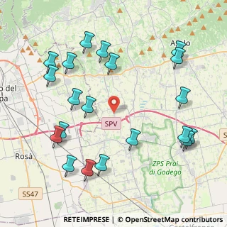 Mappa Via Veggiane, 31020 San Zenone degli Ezzelini TV, Italia (4.8325)