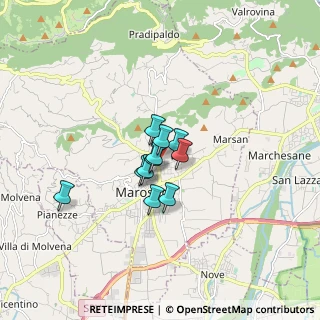 Mappa Via G. B. Busatta, 36063 Marostica VI, Italia (0.92091)