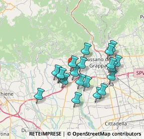 Mappa Via G. B. Busatta, 36063 Marostica VI, Italia (6.103)