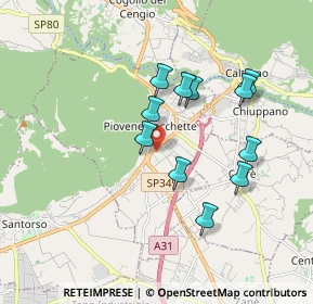 Mappa Via Rizzardini, 36013 Piovene Rocchette VI, Italia (1.58364)