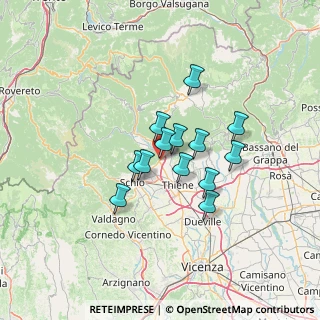 Mappa Via Rizzardini, 36013 Piovene Rocchette VI, Italia (9.52846)