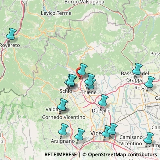 Mappa Via Rizzardini, 36013 Piovene Rocchette VI, Italia (18.85059)