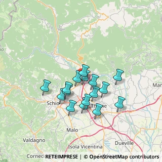 Mappa Via Rizzardini, 36013 Piovene Rocchette VI, Italia (5.55688)
