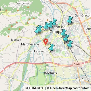 Mappa Via Maresciallo Maggiore CC Oreste Leonardi, 36061 Bassano del Grappa VI, Italia (1.75333)