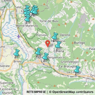 Mappa SP 178, 24030 Caprino Bergamasco BG, Italia (2.55)