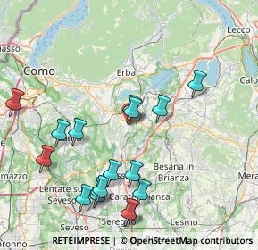 Mappa Via Alessandro Manzoni, 22046 Lurago D'erba CO, Italia (8.69765)