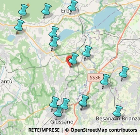 Mappa Via Alessandro Manzoni, 22046 Lurago D'erba CO, Italia (4.91625)