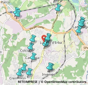 Mappa Via Alessandro Manzoni, 22046 Lurago D'erba CO, Italia (1.206)