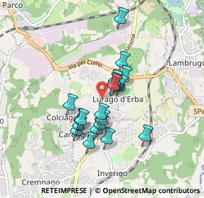 Mappa Via Alessandro Manzoni, 22046 Lurago D'erba CO, Italia (0.666)