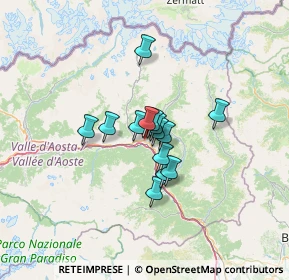 Mappa Località Panorama, 11024 Châtillon AO, Italia (7.74643)