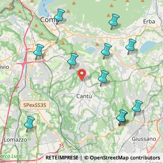 Mappa Via Vincenzo Gioberti, 22063 Cantù CO, Italia (5.20455)