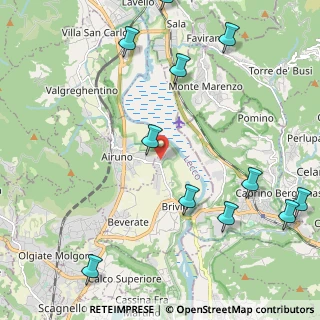 Mappa Via Cartiera, 23883 Brivio LC, Italia (2.80727)