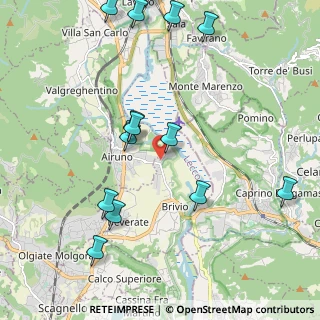 Mappa Via Cartiera, 23883 Brivio LC, Italia (2.46143)