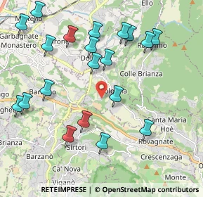 Mappa Via Valmara, 23884 Castello di Brianza LC, Italia (2.2575)