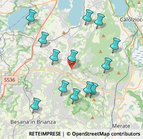 Mappa Via Valmara, 23884 Castello di Brianza LC, Italia (3.97385)